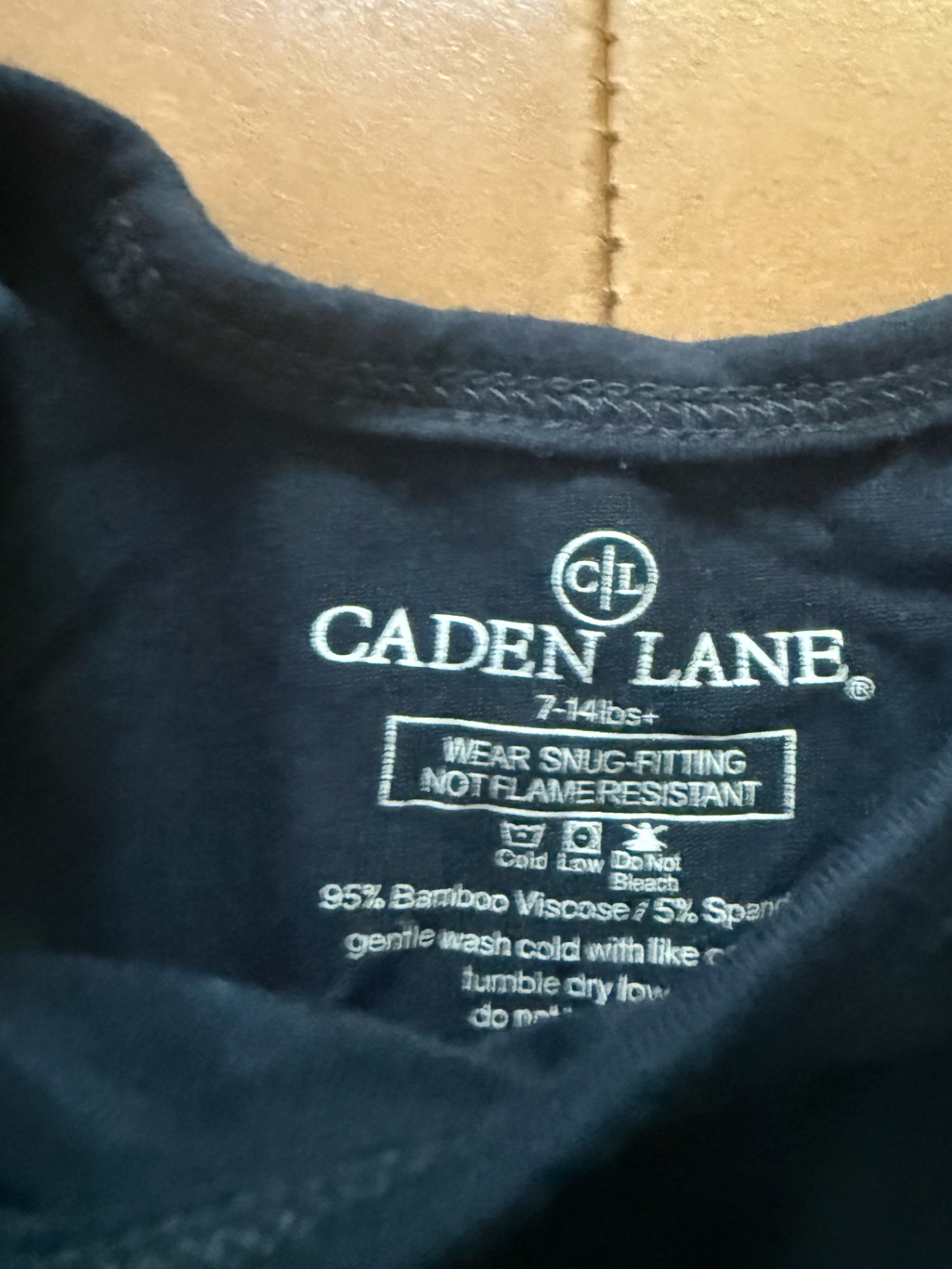 Caden Lane Viscose Bamboo Gown 0-3m — image 2 of 3